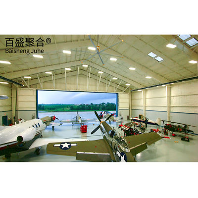 Kalite  Space Frame Roof Prefabricated Light Steel Hangar for Aircraft Maintenance Shed Fabrika