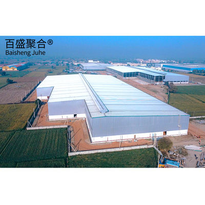 Steel Structure Cheap Pre Engineering Warehouse Workshop Prefab Endüstriyel Ön Yapılandırılmış Çelik Bina