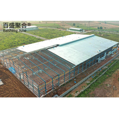 Steel Structure Cheap Pre Engineering Warehouse Workshop Prefab Endüstriyel Ön Yapılandırılmış Çelik Bina