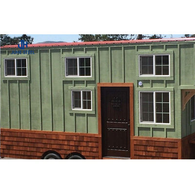 Otel Flat Pack Konteyner Evi Prefab 20ft Mobil Katlanabilir Kaydırılabilir Çelik Yapı