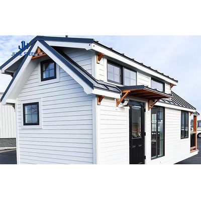 Otel Flat Pack Konteyner Evi Prefab 20ft Mobil Katlanabilir Kaydırılabilir Çelik Yapı