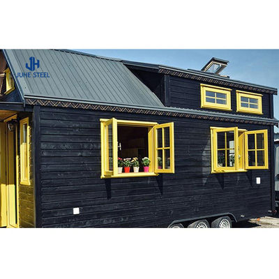 Flat Pack Slide Out Konteyner Evi ve Modern Tasarım Yatak Odası ile Otel Prefab Küçük Evler