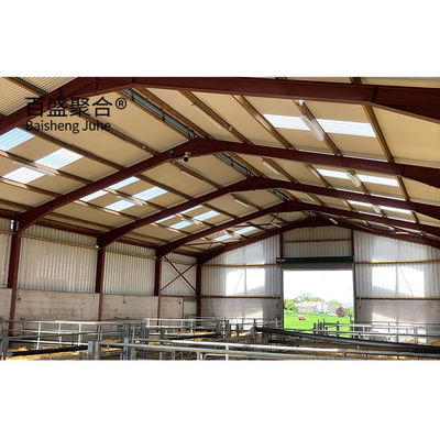 Q345 Çelik Yapı Koyun ve Keçi Çiftliğinin Yapımı için Prefab Metal Bina