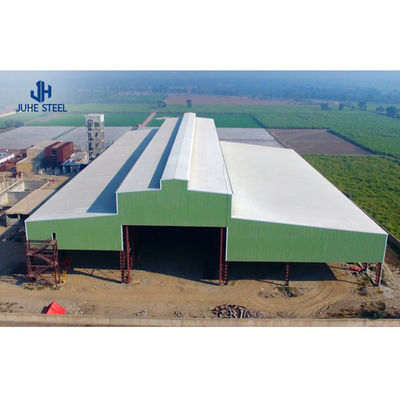 Q235/Q345B Çelik sınıfı Prefabrik atölyeler için metal çerçeve inşaatı