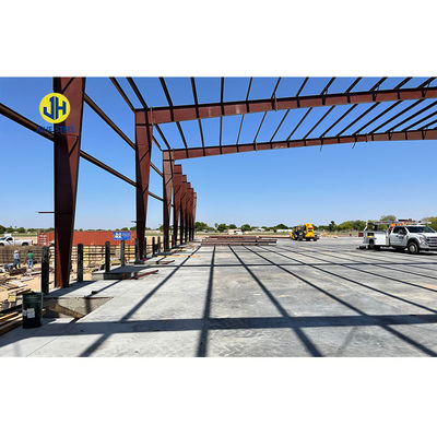 Çelik Yapısal Üretim İnşaat Endüstriyel için prefabrik atölyeler salonu