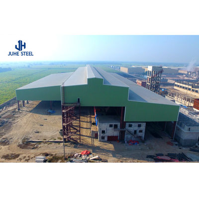Kolay Montaj Prefab Şed Yapı Kiti, Yuvarlak Kapı ve Katı H şeklindeki Çelik kirişi ile
