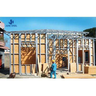 Galvanizli Hızlı Kurulumlu Hafif Ön Yapılandırılmış Villa Popüler Yaşam İçin Konteyner Evi