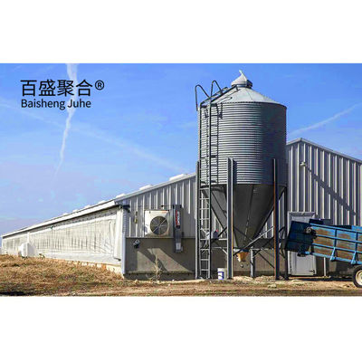 Kaydırma Kapısı ve Sandviç Panel Çatı 1000 Sows Domuz Çiftliği Evi için İdeal Seçim