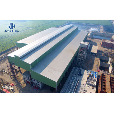 Sandviç paneli toleransı ± 1% Standart AiSi ile prefabrik çelik yapı atölyesi