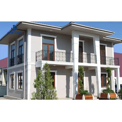 Keramik kiremitli prefabrik villa zemin Modern tasarım otel Hafif ağırlıklı çelik yapısı