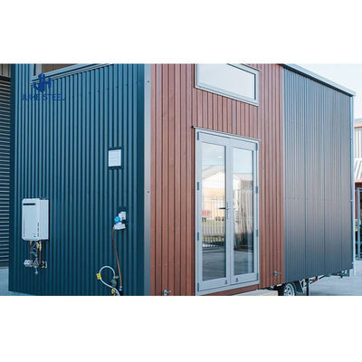 4 yatak odası Prefab Evler Çelik Yapı Lüks Konteyner Evi Özel Renkli