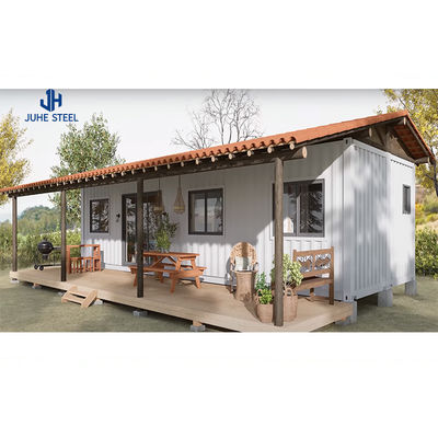 4 yatak odası Prefab Evler Çelik Yapı Lüks Konteyner Evi Özel Renkli
