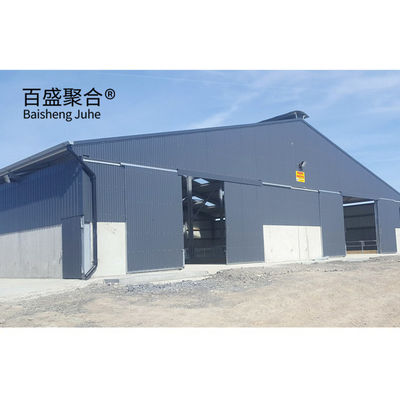 Prefabrikated Steel Structure Sheep Barn Farming Shed with ASTM Standard Design (ASTM Standart Tasarımı ile Yapılandırılmış Çelik Yapısı Koyun Bahçesi Çiftliği Sığınağı)