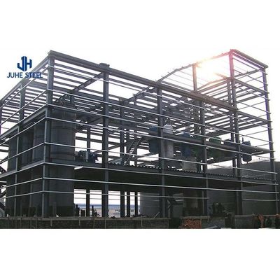ISO9001 2008/CE/BV Sertifikalı Q235B/Q345B Düşük Karbonlu Çelikle Yapılandırılmış Bina