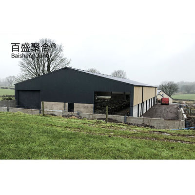 Customized Prefabricated Goat Farm Sheds with Steel H Beams and Aluminum Alloy Window Çelik H kirişleri ve alüminyum alaşım pencereleri ile özelleştirilmiş prefabrikasyonlu keçi çiftliği kalıntıları