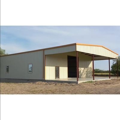 Müşteri Gereksinimleri Karşılandı Prefab Atölyesi Kendini Depolama PVC Pencereli Metal Bina