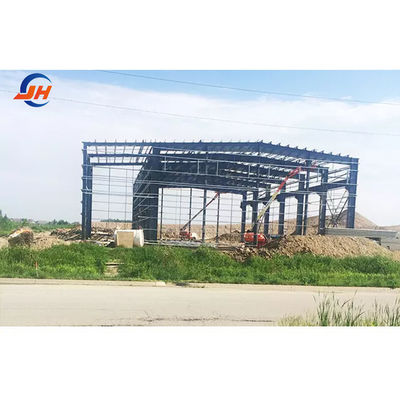 Q235B/Q345B Endüstriyel için düşük karbonlu çelik prefabrik depo atölyesi binası