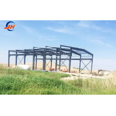 Q235B/Q345B Endüstriyel için düşük karbonlu çelik prefabrik depo atölyesi binası