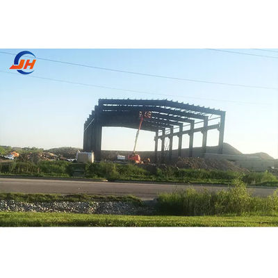 Q235B/Q345B Endüstriyel için düşük karbonlu çelik prefabrik depo atölyesi binası