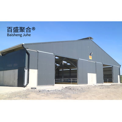 ISO9001 2008/CE/BV Sertifikalı Tavuk, Koyun, Keçi ve Süt Çiftliği için Prefabrik Sığır Ahırı