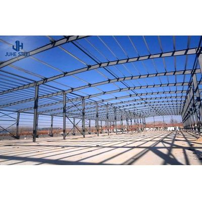 ASTM Standart Ön Yapımlı Depo Hızlı Kurulum Yapısal Çelik Tek Genişlik Depo