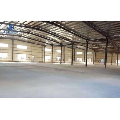 Hızlı Tasarım Hafif Çelik Yapı Çerçeve Büyük Aralıklı Ön Yapılı Metal Depo