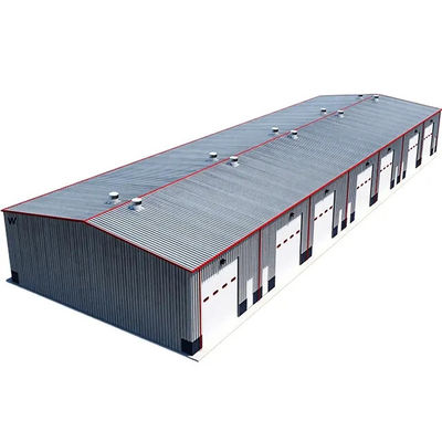 Katı H şeklinde çelik kiriş ana çerçeve boyanmış tesis Q235B Önden üretilmiş metal atölyeleri