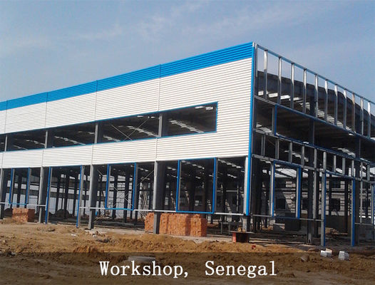 Q235B Satış için fabrika prefabrik metal çelik yapı atölyesi Depolama deposu