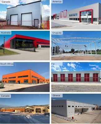 Q235B Satış için fabrika prefabrik metal çelik yapı atölyesi Depolama deposu