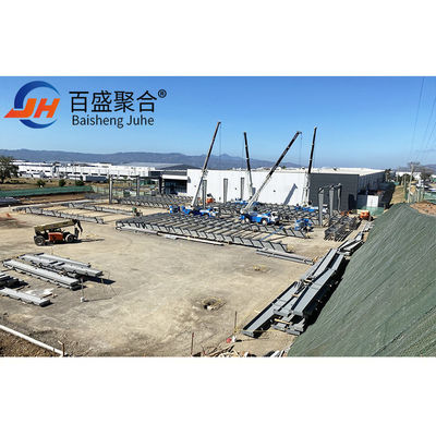 Özel fabrikalama depo atölyesi binası için boyalı ShanDong çelik yapısı