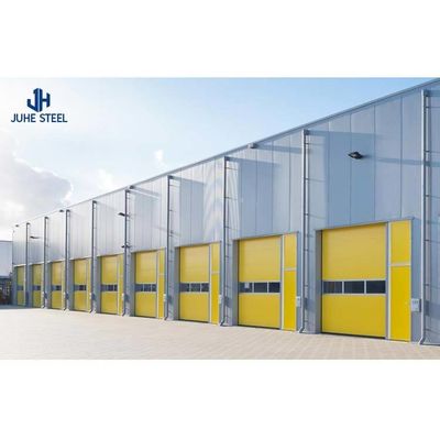 ASTM Standart Endüstriyel Depolama İnşaat Şedi Bina Ön Yapılı Çelik Yapı Depo