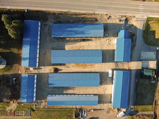 Customized Prefab House Steel Structure Warehouse with C.Z Shape Steel Channel Purlin (C.Z. şeklinde çelik kanal pürlin)