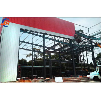 Alüminyum alaşımlı pencere ve çelik metal çerçeve ile depoda çelik yapı atölyesi