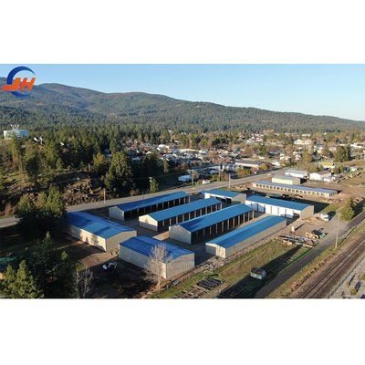 Alüminyum alaşımlı pencere ve çelik metal çerçeve ile depoda çelik yapı atölyesi