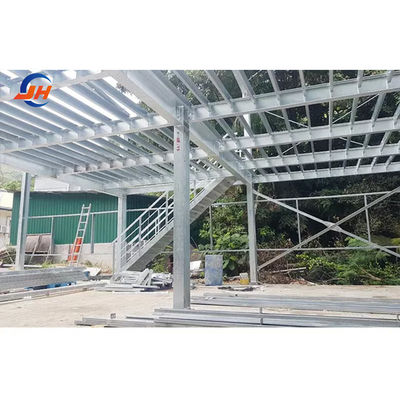 Q235/Q345B sınıfı katı H şeklinde ana çerçeve ile özelleştirilebilir çelik yapı depo