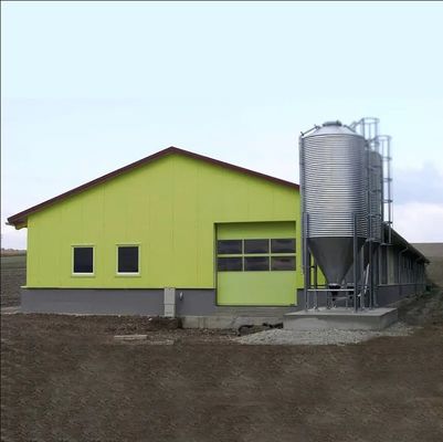 Ticari ve tarım için prefabrik çelik yapı depo inşaat malzemesi