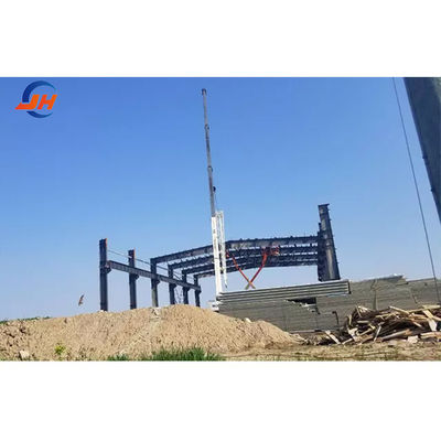 Q235B/Q345B Çiftlik depoları için düşük karbonlu çelik prefabrik çelik yapı binası