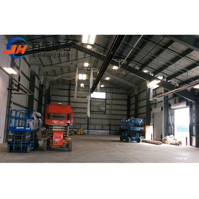 Kaynak İşleme Servisi Hafif Çelik Q345 Q235 Ana Çerçeve ile Prefab Metal Depo