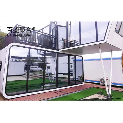 Villa 20ft 40ft Dışarı Modern Popüler Prefab Ev Küçük Ev Mobil Çalışma Evi Ofis Pod Apple Kabin