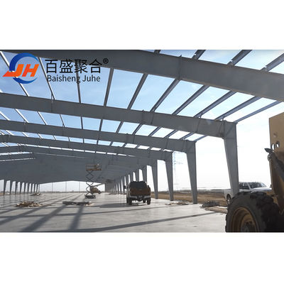 Q355 Q235B Çelik sınıfı hafif çelik ana çerçeve endüstriyel metal prefab depo binası