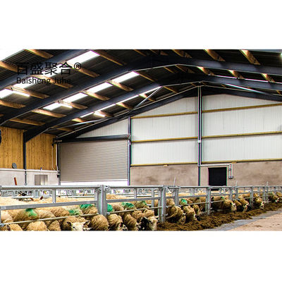 Prefabrik Çelik Yapı Keçi Çiftliği Tasarım Çadırı Q235 Düşük Karbonlu Çelik için