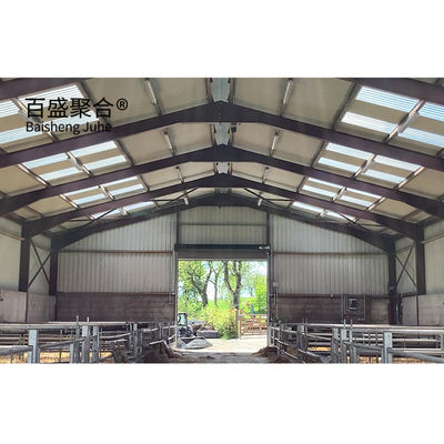 Prefabrik Çelik Yapı Keçi Çiftliği Tasarım Çadırı Q235 Düşük Karbonlu Çelik için