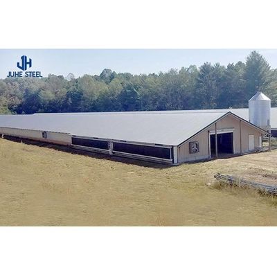 Çelik Yapı Tavuk Evi Broiler Evi Çiftlik Kulübesine Saldırma ile Tavuk Evi