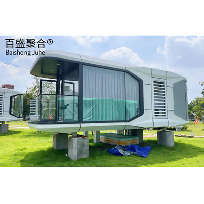 20ft 40ft küçük villa konteyner evi galvanizli çelik çerçeve ve çevre dostu tasarım