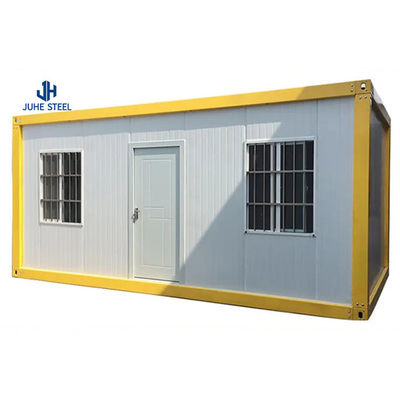 Modern tasarım tarzı ve 50/75mm EPS Sandviç Panel Duvarı ile Çift Kanatlı Katlanabilir Ev