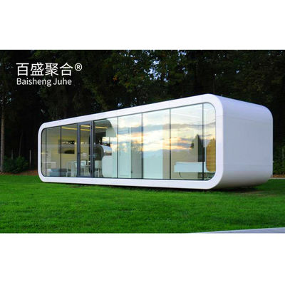 20ft 40ft Konteyner Evleri Mobil Çalışma Ofisi Kapsuları Dışarıda Modern Prefab Ev