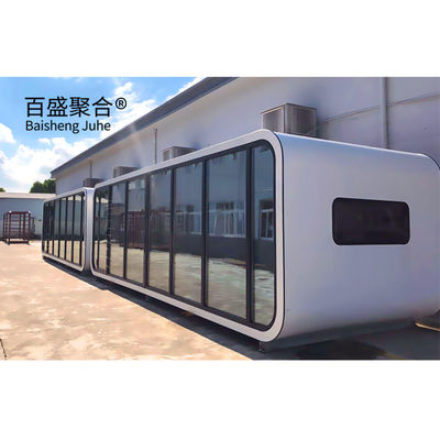 20ft 40ft Konteyner Evleri Mobil Çalışma Ofisi Kapsuları Dışarıda Modern Prefab Ev