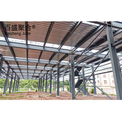 Q355 Q235B Çelik sınıfı süpermarket Çelik yapı inşaatı için prefabrik çelik evler