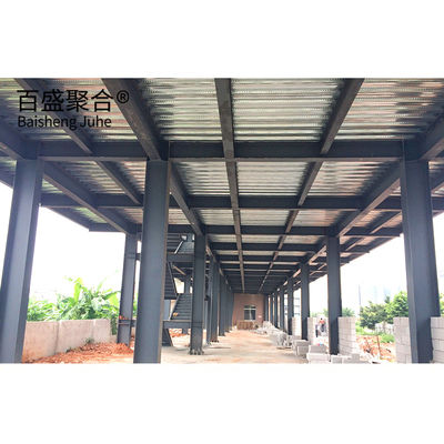Q355 Q235B Çelik sınıfı süpermarket Çelik yapı inşaatı için prefabrik çelik evler