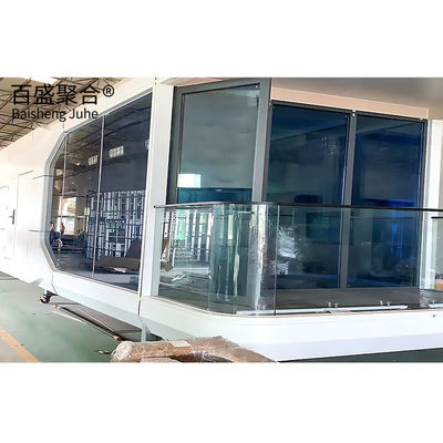 Özel Uzay Kapsülü Prefab Ev Villa için Küçük Evler Çelik Modüler Ev Gemi Evi